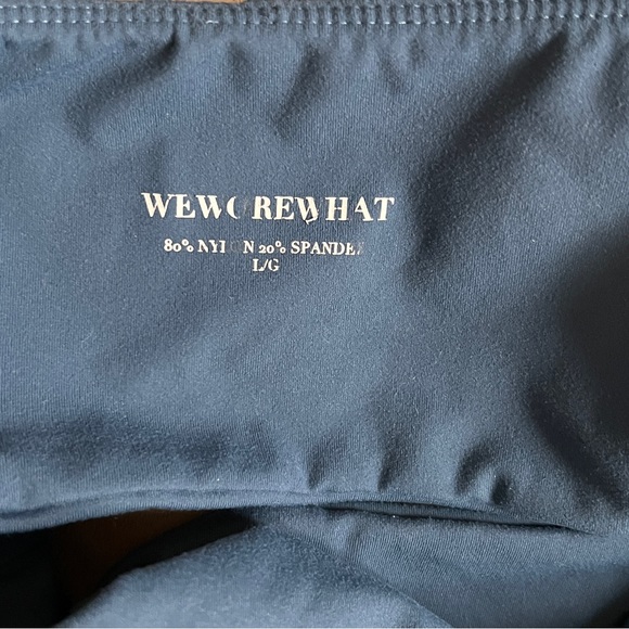 WeWoreWhat Bandeau Sports Bra in Pale Blue - Picture 6 of 6